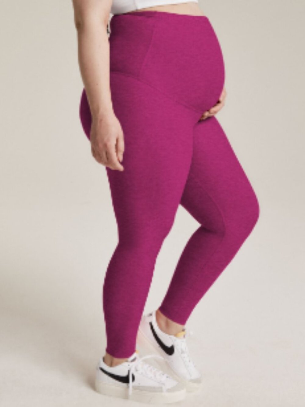 Spacedye Love the Bump / beyond the bump Midi Maternity Legging - XL